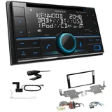 Kenwood 2-DIN Receiver Autoradio Bluetooth DAB+ für Nissan Juke Facelift ab 2014