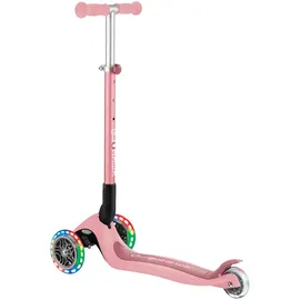 GLOBBER Primo Faltroller Mit Lichtern - Pastel Pink - One Size