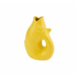 Giftcompany Gift Company Vase Monsieur Carafon XS, Dekovase in Fisch-Form, Steingut, Tuscan Sun, 13 cm, 1087402010