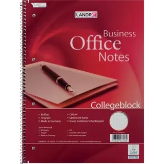 Landré Landre Collegeblock 100050247 A4+ kariert