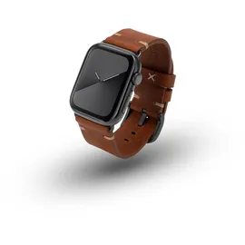 JT Berlin Watchband Alex II Vintage Apple Watch Ultra/42/44/45mm | braun space grau | M | 10825