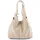 Coccinelle C-Easy Schultertasche Leder Beige/Rosa