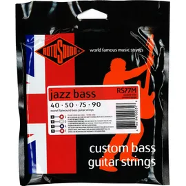 ROTOSOUND Monel Bass-Saiten Flachdraht mittellange Mensur Medium 40 50 75 90