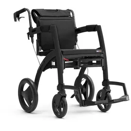 Rollz Motion 2.1 Rollator/Rollstuhl faltbar Größe Small matt schwarz