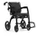 Rollz Motion 2.1 Rollator/Rollstuhl faltbar Größe Small matt schwarz