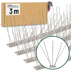 VOSS.garden Vogelabwehr - Premium - Taubenabwehr, Vogelspitzen 300cm
