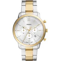 Fossil Chronograph Edelstahl bicolor Herren