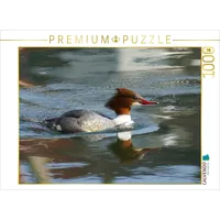 Calvendo Puzzle Gänsesäger (Mergus Merganser) Weibchen 1000 Teile Puzzle