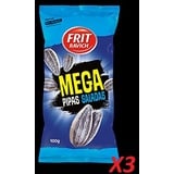 Frit Ravich MEGA Sonnenblumenkerne, gesalzen, 100g - Set mit 3 Stück