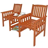 CASARIA Gartenbank 164 x 63 x 91 cm Natur