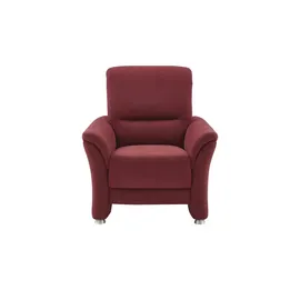 meinSofa Sessel Monika Mikrofaser 90 x 0 x 0 cm Rot