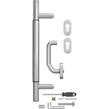 PANTO Stoßgriff-Set Edelstahl Variabel 400-600 mm