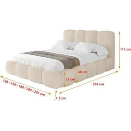altdecor KALA 200 x 200 cm H3 Beige