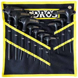 PEDRO ́S Pro Torx & Hex Werkzeugset 10-teilig schwarz