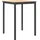 vidaXL Bartisch Natur 80 x 80 x 105 cm Massives Kiefernholz Beige