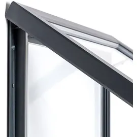 Showdown Displays Abschließbarer Schaukasten SLIM Outdoor - 12x DIN A4