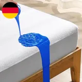 Bedecor Wasserdichte Matratzenauflage 180X200Cm - Fünf Seiten Wasserdicht Baumwo