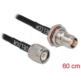 DeLock 90012 Koaxialkabel RG-58 C/U, TNC TNC