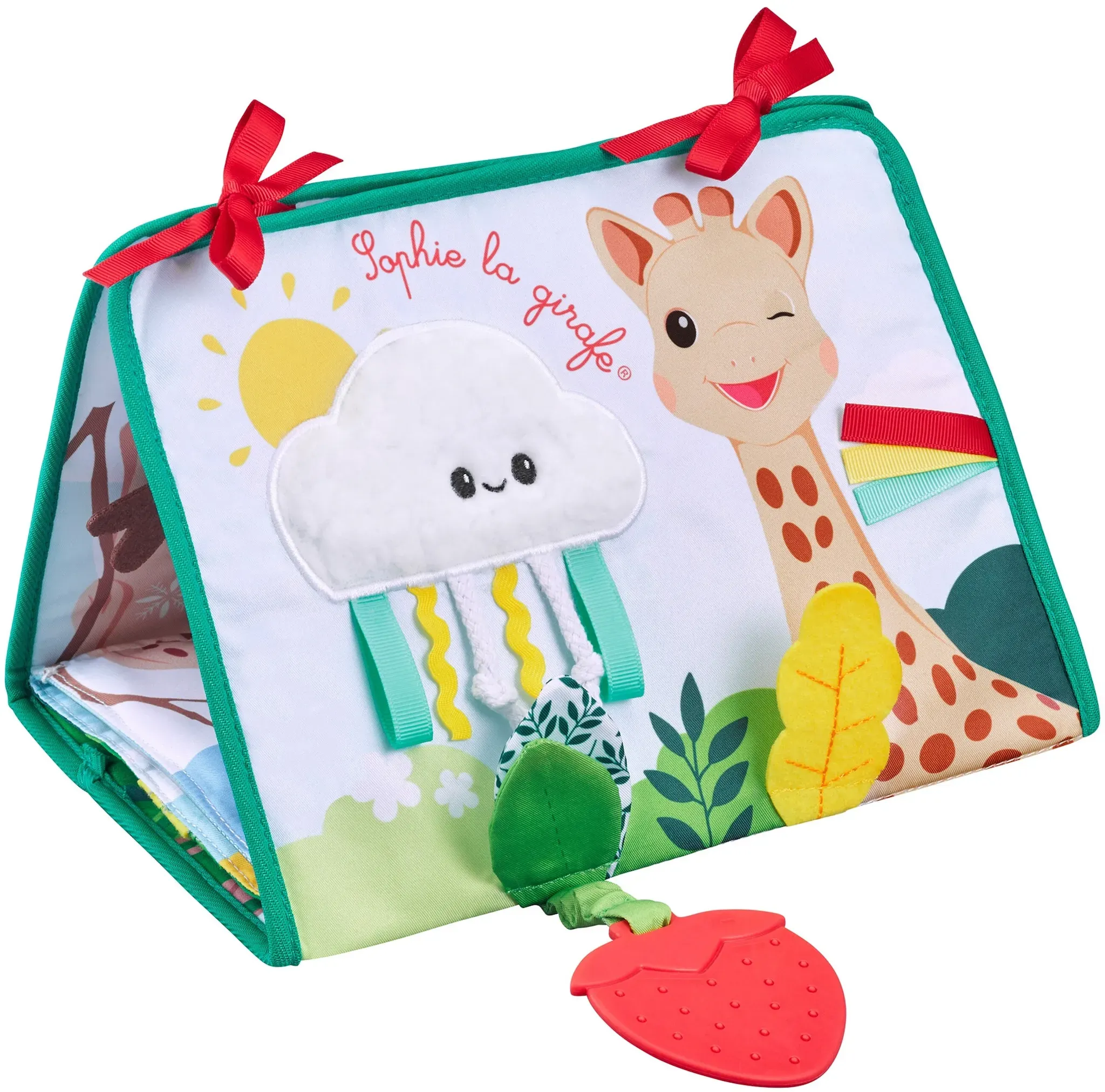 Sophie la girafe 5 Sinne Entdecker-Faltbuch, tuerkis