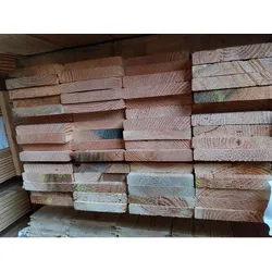 43 m2 Europäische Douglasie Glattkantbrett gerundet, 22x140x3000 mm