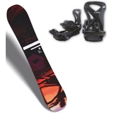 F2 Snowboard »FTWO Reverse 01 MAN Sunset 21/22«, (Set), 39568814-147 black/blue/sunset cooper/white