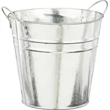 Mica decorations Joey Topf Eisen Ø 16 x 15 cm grau