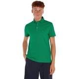 Tommy Hilfiger Slim Fit, Poloshirt mit Label-Stitching, Hellgruen, L