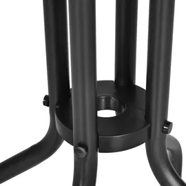 Outsunny Gartentisch rund Ø60 x 70 cm Schwarz