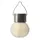 MARELIDA LED Solar Mini Lampion - 1 warmweiße LED - H: 9,5cm - D: 7cm - Lichtsensor - wei...