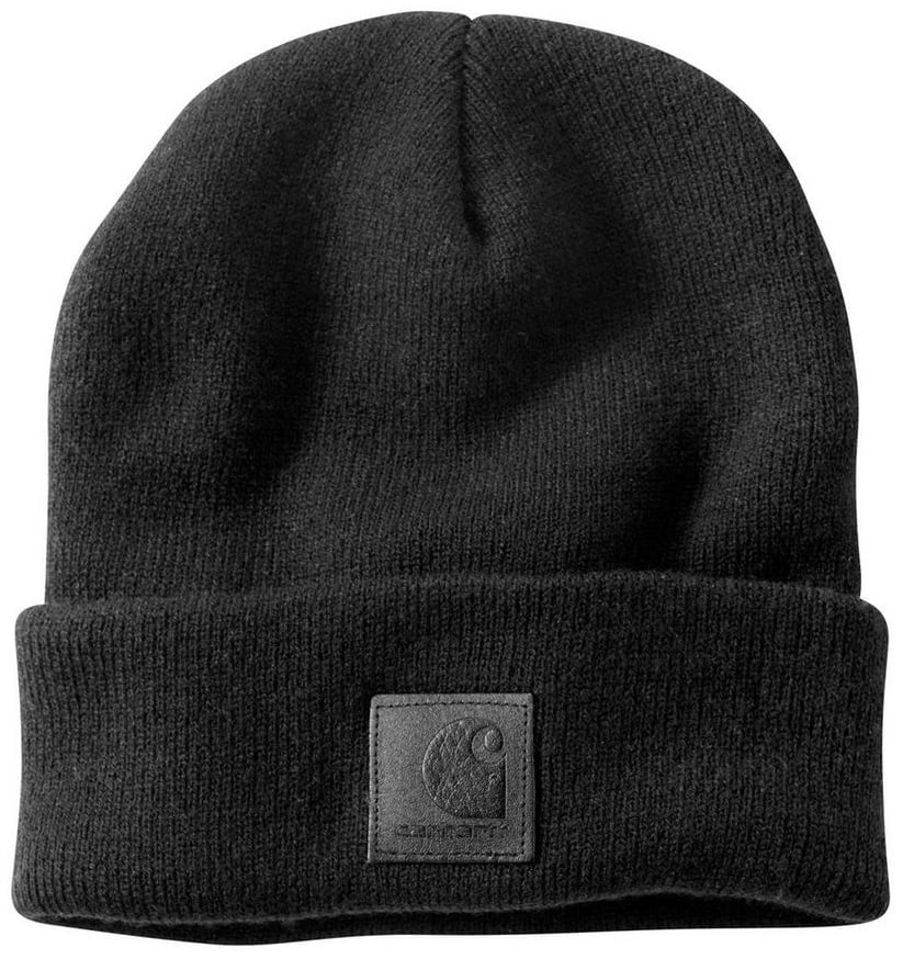 Preisvergleich Produktbild Carhartt Beanie 101070 Label Strickmütze schwarz