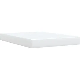 vidaXL Boxspringbett 140 x 200 cm Weiß