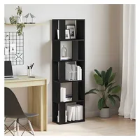 vidaXL Bücherregal 45 x 24 x 159 cm Schwarz