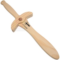 Bauer Schrödel J.G. "Dolch": Holzschwert für Ritter- und Piratenspiele, aus robustem Echtholz, ideale Faschings- und Mittelalterausrüstung, 30 cm, hellbraun (980 0120)