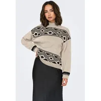 Only Strickpullover Rundhals langarm tiefe Schultern | M