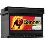 Banner POWER BULL 12V 60Ah P6009 540A/EN Autobatterie Batterie 55Ah 56Ah 62Ah