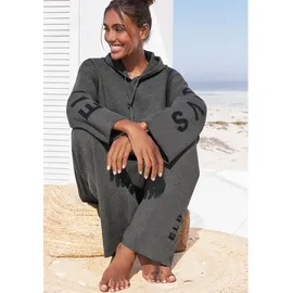 ELBSAND Kapuzenpullover Hoodie Grau Anthrazit 44/46