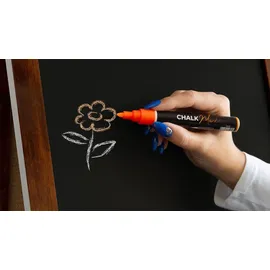 ALLboards Kundenstopper – lackierter Holzrahmen 78x44 cm - Schwarz/Braun