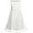 happy girls Taufkleid HAPPY GIRLS "dress", Mädchen, Gr. 98, N-Gr, beige (ecru), Web, Obermaterial: 100% Polyester, festlich, lang, Rundhals, Kleider, mit süßer Blütenapplikation vorne an der Taillennaht