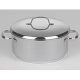 RIESS Cristall Kasserolle 18 cm silber