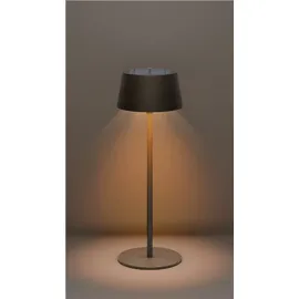 goobay Kabellose LED-Tischleuchte Solar Schwarz