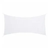 vidaXL Tarnnetz mit Aufbewahrungstasche 506x279 cm Weiß
