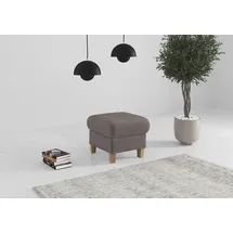 Home Affaire Polsterhocker Glendale mit Stauraum 58 x 48 x 58 cm Braun