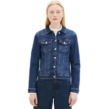 Tom Tailor Easy Jeansjacke Used Mid Stone Blue Denim XS