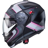 Caberg Duke X Tour, Klapphelm - Matt Schwarz/Hellgrau/Pink - M