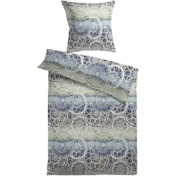 Bettwäsche KINZLER "Sydney", bunt, B/L: 155cm x 220cm, , Satin, B/L: 80cm x 80cm, Satin, Obermaterial: 100% Baumwolle, Bettwäsche, aus Baumwoll-Satin