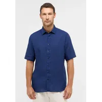 ETERNA Mode GmbH MODERN FIT", Linen Shirt in navy unifarben