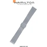 Hamilton Metall Jazzmaster Band-set Edelstahl H695.323.105 - silber