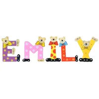 Playshoes Kinder Holz-Buchstaben Namen-Set Emily - Sortiert