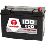 TOKOHAMA Asia Autobatterie 12V 100Ah 800A/EN hohe STARTKRAFT + Pluspol Rechts