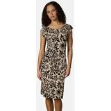 Ragwear Sommerkleid Midikleid Taggien Print Braun/Khaki 42